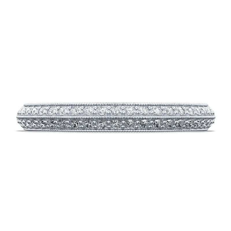 Tacori Sculpted Crescent Knife Edge Wedding Band