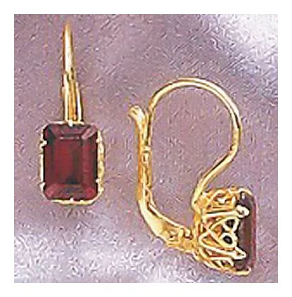 14k Coventry Garnet Earrings