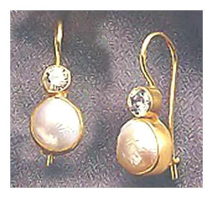 14k Moon And Stars Earrings