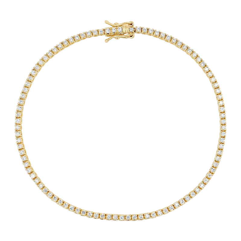 Dainty Diamond Tennis Bracelet