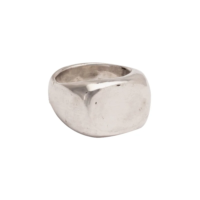 Small Concave Ring - Silver