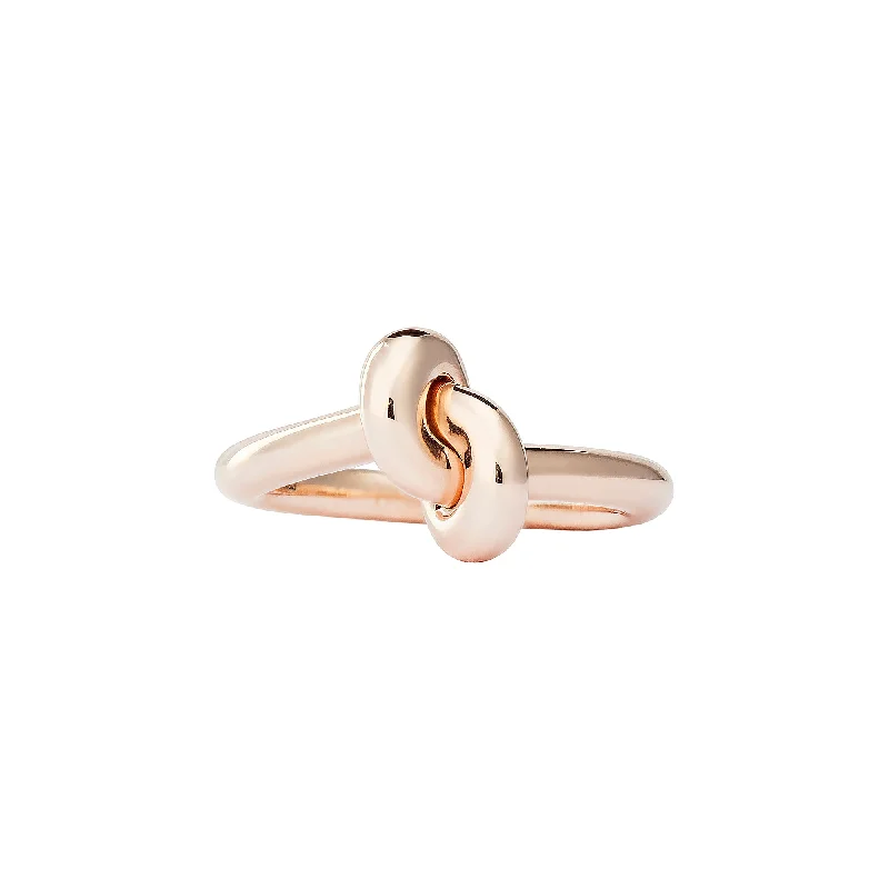 The Small Legacy Knot Ring - Rose Gold