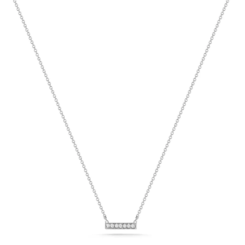 14K White Gold Sylvie Rose Diamond Necklace