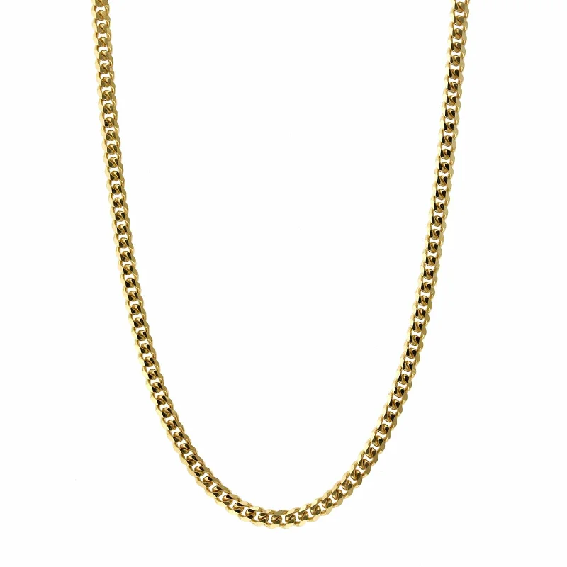 14K Yellow Gold Gourmette Chain