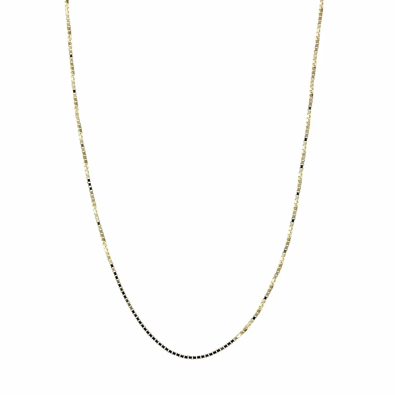 14K Yellow Gold Box Chain