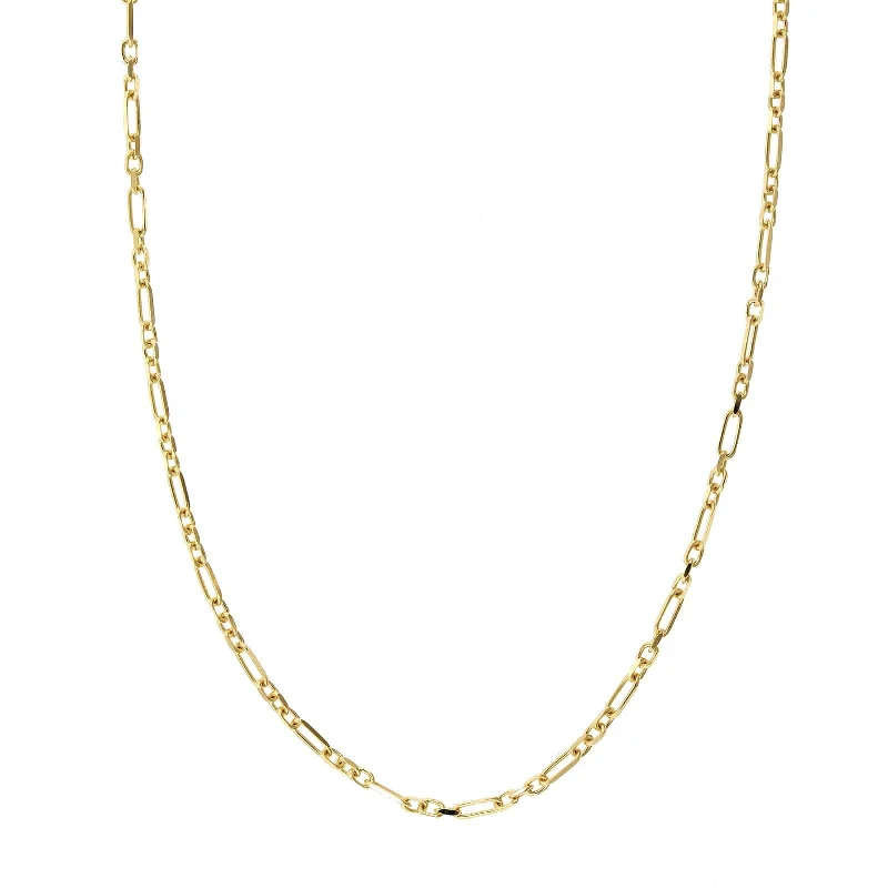 14K Yellow Gold Figaro Chain