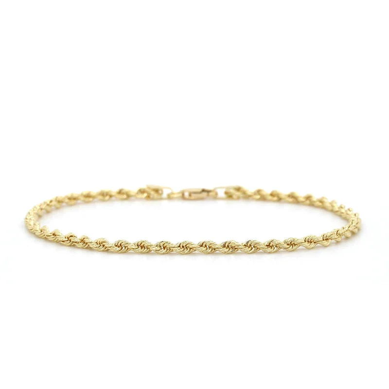 14K Yellow Gold Rope Chain