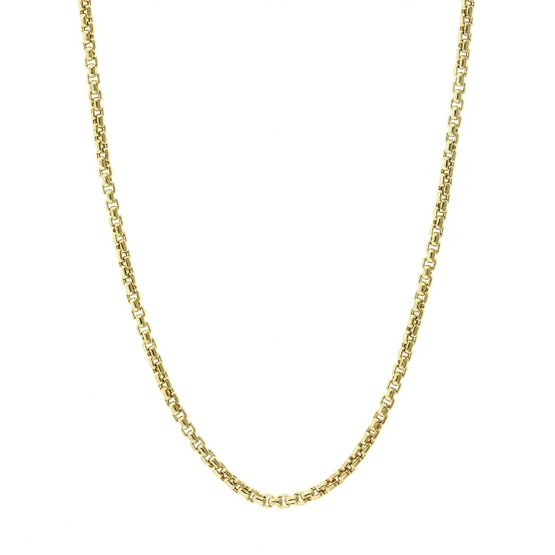 14K Yellow Gold Box Chain