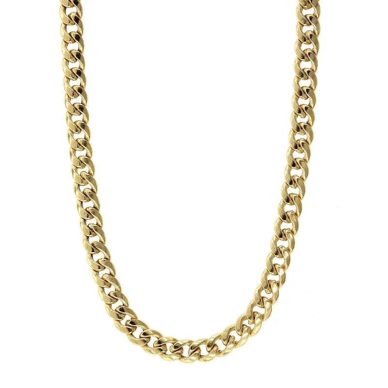 14K Yellow Gold Cuban Chain